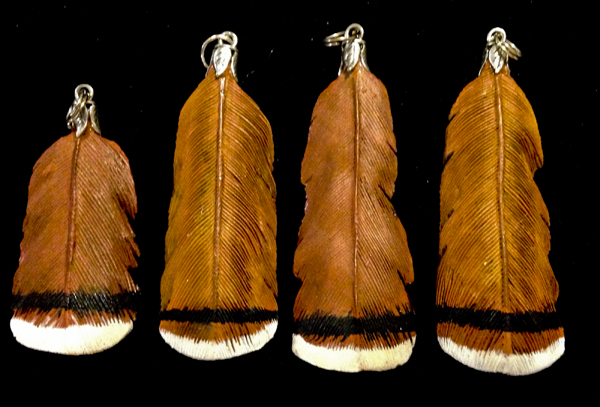 Red-Tailed Hawk Pendants