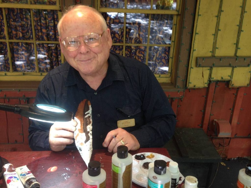 Steve Moore, Master Carver, Specializing in Wooden Bird Feathers